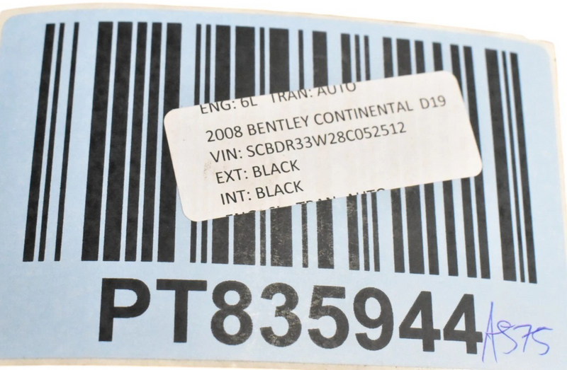 Load image into Gallery viewer, 07-10 Bentley Continental Left Side Seat Belt Guide Trim Cover 3W7837865 Oem
