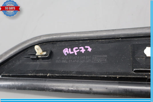 09-15 BMW 750i 750Li Rear Left Driver Side Door Sill Scuff Plate Trim Oem