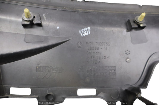 10-17 BMW 528i 535i Windshield Wiper Cowl Cover Panel Grill Grille Oem