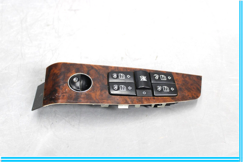 Load image into Gallery viewer, 03-06 Mercedes W220 S430 S55 AMG Left Driver Side Master Window Switch Trim Wood
