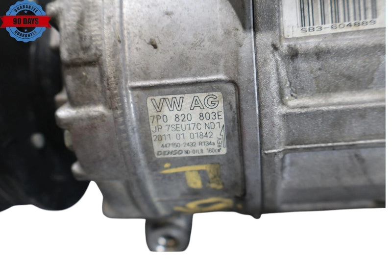 Load image into Gallery viewer, 11-15 Volkswagen VW Touareg AC A/C Air Conditioning Compressor &amp; Clutch Oem
