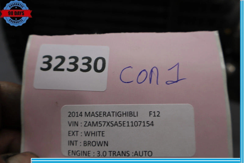 Load image into Gallery viewer, 14-20 Maserati Ghibli Right Side Turbocharger Radiator Intercooler 16474840 OEM
