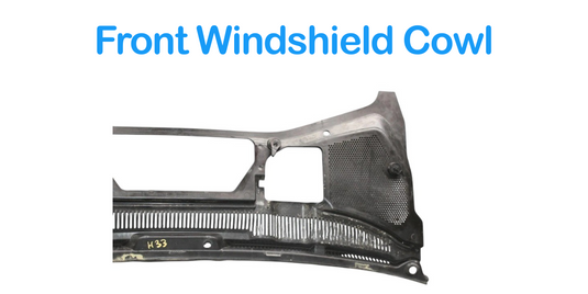 03-12 Bentley Continental Flying Spur Windshield Cowl Panel Trim 3W8819401D Oem