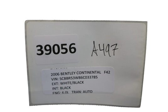 03-12 Bentley Continental Flying Spur Dash Dashboard AC A/C Air Vent Center Oem