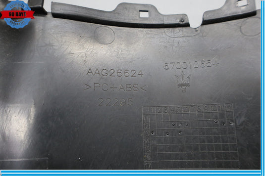 14-17 Maserati Quattroporte Front Steering Column Dash Panel Trim Cover Oem