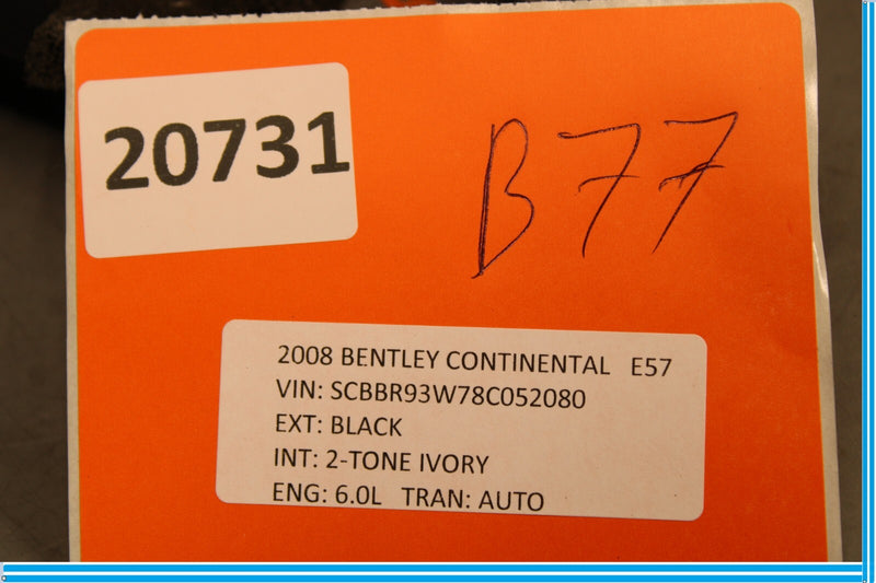 Load image into Gallery viewer, 06-12 Bentley Continental Rear Left Driver Side B Pillar Trim Black Oem
