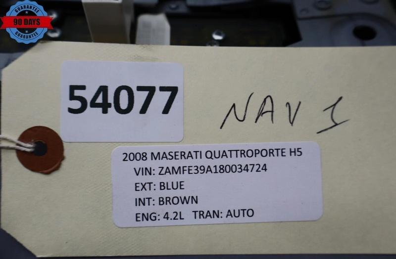 Load image into Gallery viewer, 03-08 Maserati Quattroporte Command Head Unit Navigation Radio 980139633 Oem
