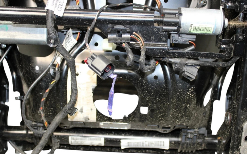 Load image into Gallery viewer, 09-16 Audi A4 Front Right Passenger Side Seat Lower Track Frame W/Motor Oem
