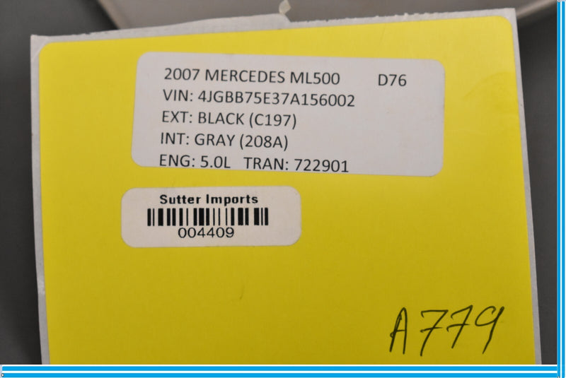 Load image into Gallery viewer, 06-12 Mercedes ML500 Front Right Passenger Side Seat Cover Cap Trim Oem

