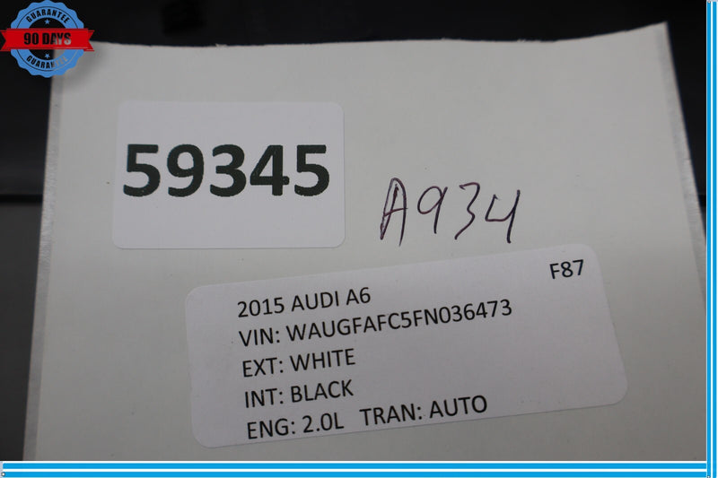 Load image into Gallery viewer, 12-18 Audi A6 Quattro Right Side Dashboard Dash End Cap Cover Trim Panel Oem
