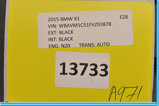 12-15 BMW E84 X1 Front Dash Center Radio Stereo Player Trim Cover Oem