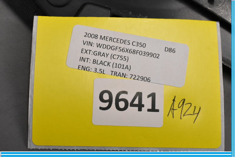 Load image into Gallery viewer, 08-14 Mercedes W204 C250 C350 Rear Left C Pillar Upper Quarter Trim Cover Oem
