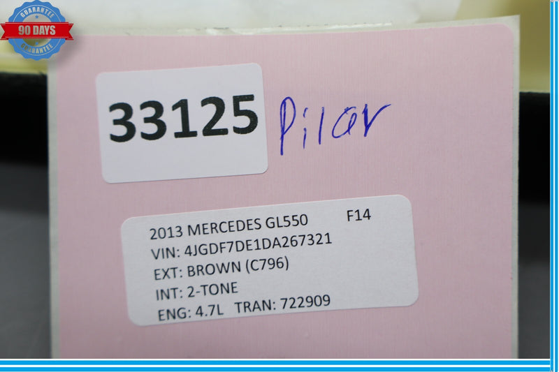 Load image into Gallery viewer, 13-19 Mercedes GL550 X166 Left Side Windshield A Pillar Trim Cover Panel Oem
