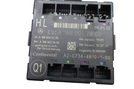 06-19 Mercedes ML350 GL450 Rear Left Driver Side Door Control Module ECU Oem