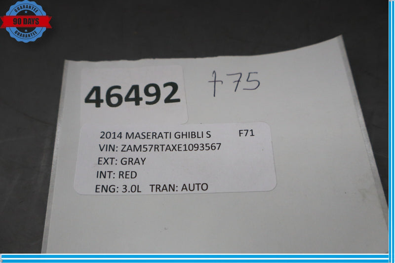 Load image into Gallery viewer, 14-19 Maserati Ghibli S Rear Left Driver Side Trunk Hinge Cover Trim Oem
