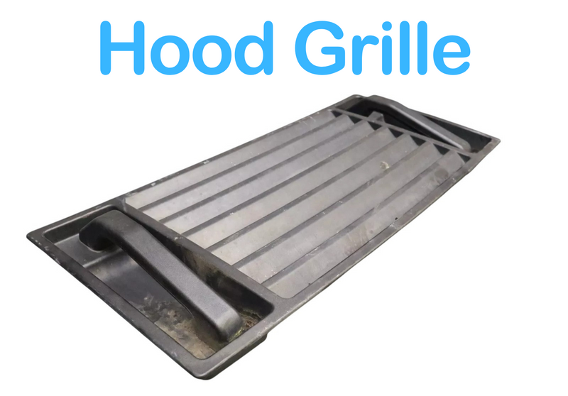 Load image into Gallery viewer, 03-07 Hummer H2 Hood Grille Vent W/Handles Hood Trim Panel Black 25928163 Oem
