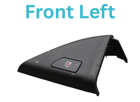 11-18 Audi A8L Quattro Front Left Driver Interior Corner Door Window Trim Oem