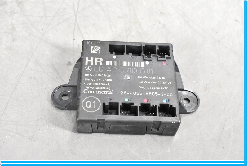 Load image into Gallery viewer, 08-18 Mercedes CLS550 CLS63 E550 C300 Rear Right Side Door Control Module Oem
