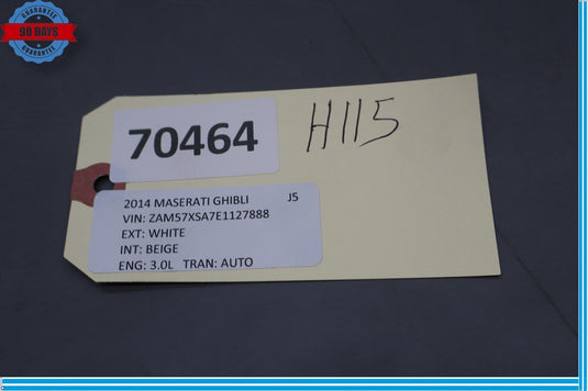 14-21 Maserati Ghibli M157 Rear Right Passenger Side Exterior Door Handle Oem