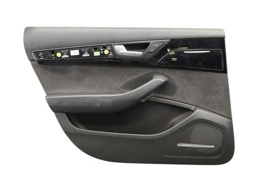 11-18 Audi A8 A8L Quattro Rear Left Driver Side Interior Door Panel Trim Oem