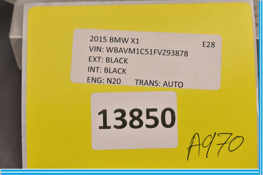 12-15 BMW E84 X1 Panoramic Sunroof Computer Control Module Unit Oem
