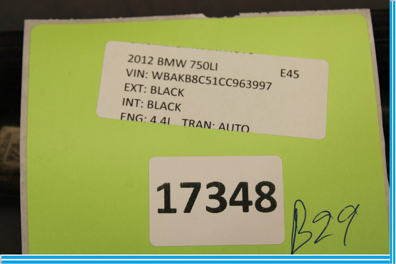 Load image into Gallery viewer, 09-15 BMW 750i 750Li Rear Left Driver Side Trunk Lid Tail Light Trim Oem
