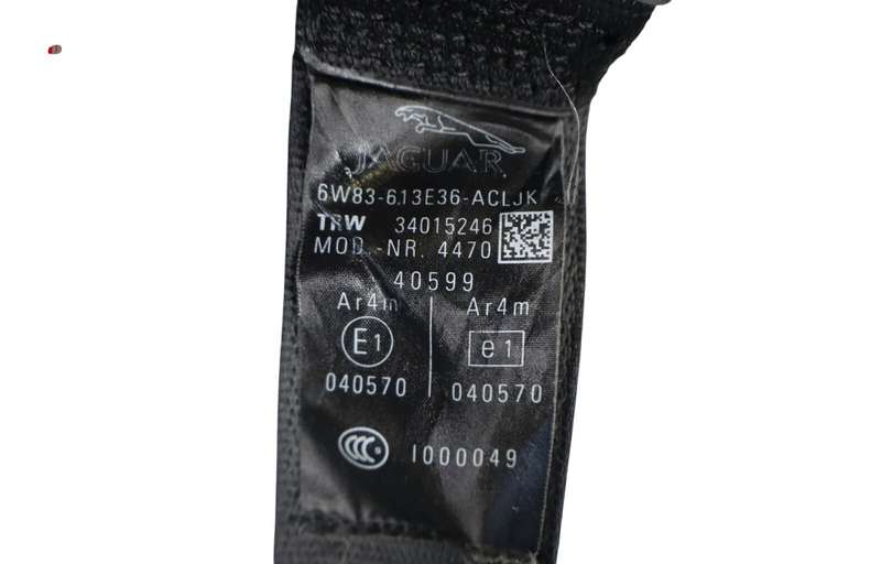 Load image into Gallery viewer, 07-15 Jaguar XK XKR X150 Rear Left Driver Side Seat Belt Retractor Black Oem
