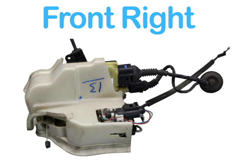 Load image into Gallery viewer, 06-12 Bentley Continental Front Right Door Lock Latch Key Go Actuator Black Oem
