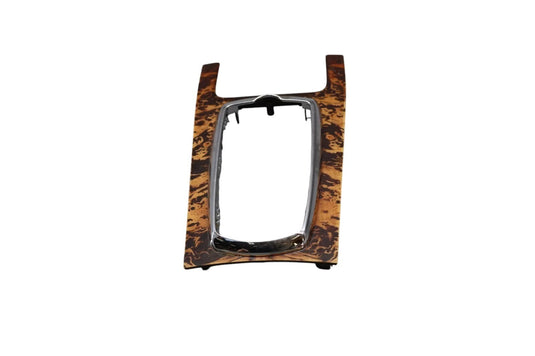 10-15 Jaguar X150 XK XKR Center Console Shifter Bezel Trim Wood Grain Oem