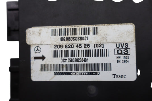 03-09 Mercedes CLK55 AMG CLK320 Convertible Top Roof Control Module Oem