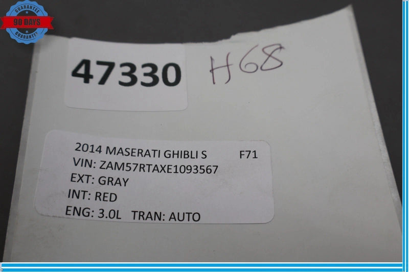 Load image into Gallery viewer, 14-17 Maserati Ghibli M157 Front Left Driver Side Bumper Mesh Grille Grill OEM
