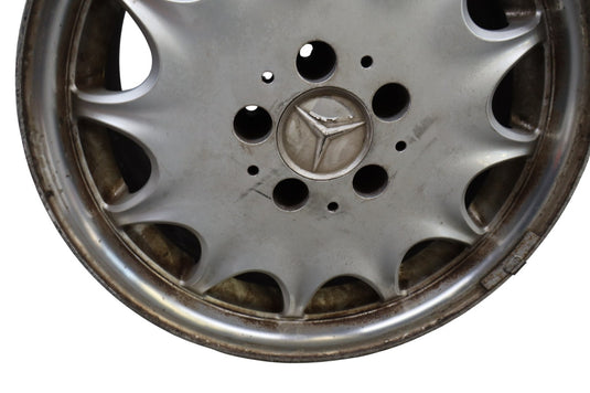 90-02 Mercedes R129 300SL SL320 SL500 Wheel Rim Disc Silver 8 x 16 R16 Oem