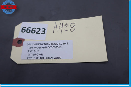 11-17 Volkswagen Touareg Front Left Side Seat Trim Cover 8T0881327 Oem
