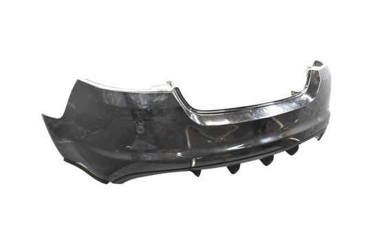 12-15 Jaguar XF XFR XFR-S Rear Bumper Cover Panel Assembly Black C2Z14002XXX Oem