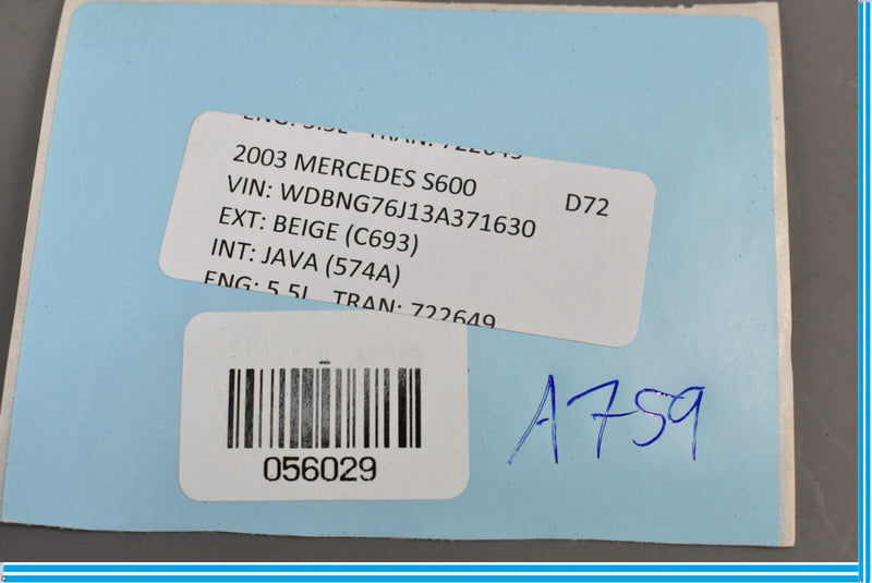 Load image into Gallery viewer, 00-06 Mercedes S600 W220 Front Right Radiator Cover Mounting Bracket Oem
