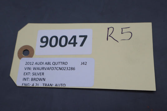 11-18 Audi A8L Quattro Front Left Driver Interior Corner Door Window Trim Oem