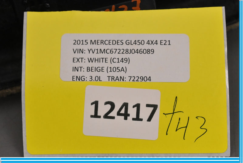 Load image into Gallery viewer, 12-19 Mercedes GL450 X166 Left Side Trunk Quarter Trim Panel Insert Tray Oem
