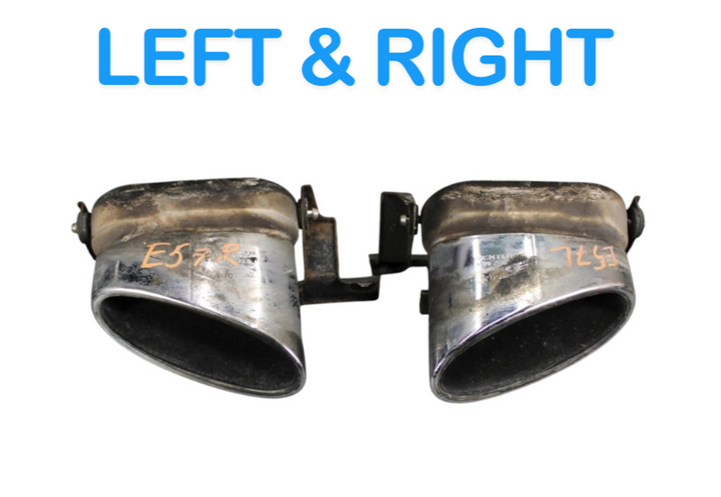 Load image into Gallery viewer, 06-12 Bentley Continental Left &amp; Right Side Exhaust Tip Muffler 3W0253681D OEM

