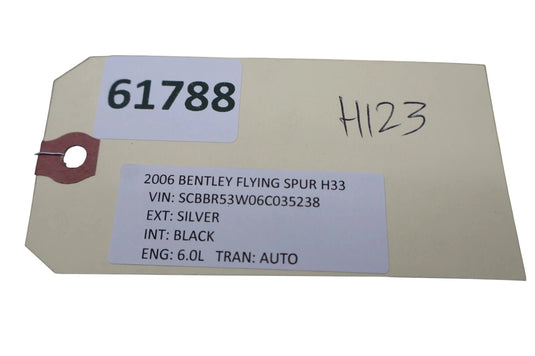 06-13 Bentley Continental Flying Spur Rear Seat Control Module 3D0959860C OEM