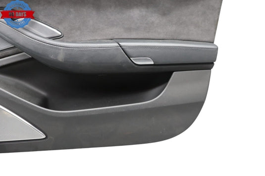 11-18 Audi A8 Quattro Front Right Passenger Side Interior Door Panel Black Oem