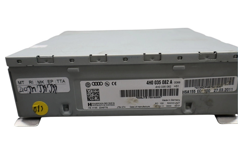 Load image into Gallery viewer, 2011 Audi A8 Quattro Audio Radio Receiver Head Trunk Satellite Mounted Tuner Oem
