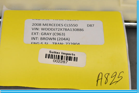 06-11 Mercedes CLS550 CLS55 AMG W219 Rear Right Door Sill Trim Plate Oem