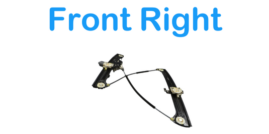 07-13 BMW X5 E70 Front Right Passenger Side Door Window Regulator W/Motor Oem