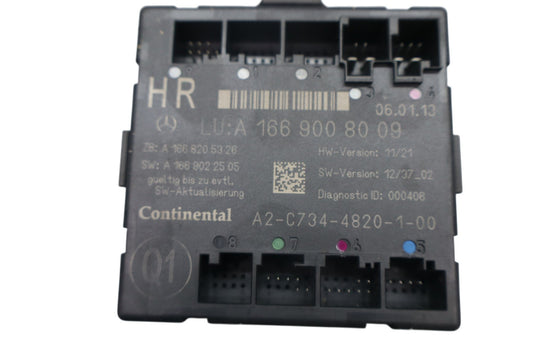 06-19 Mercedes W164 ML350 GL450 Rear Right Side Door Control Module ECU Oem