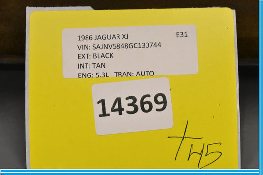 84-91 Jaguar XJ6 XJS Right Side Under Dash Panel Leather Cover Trim Panel Oem
