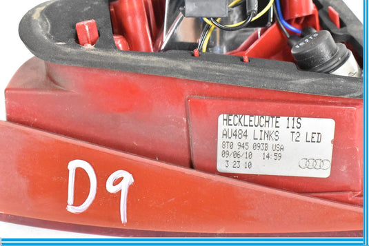 2008-2012 AUDI S5 - LEFT Inner LED TAIL Light / LAMP 8T0945093B