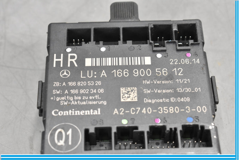 Load image into Gallery viewer, 13-16 Mercedes GL450 X166 Rear Right Passenger Side Door Control Module ECU Oem
