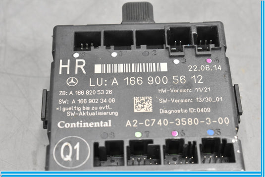 13-16 Mercedes GL450 X166 Rear Right Passenger Side Door Control Module ECU Oem