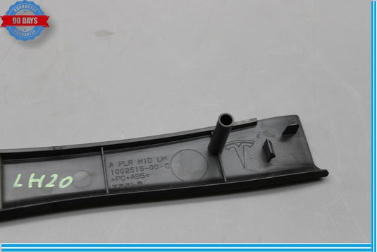 12-20 Tesla Model S Front Left Driver Side A Pillar Mid Trim Cover Panel Oem