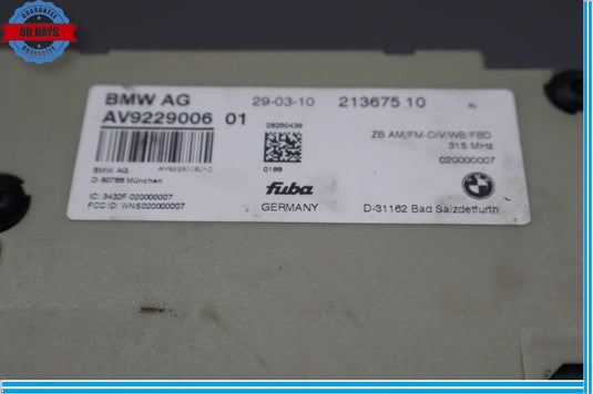 09-12 BMW 750i 750Li F01 F02 Diversity Backup Radio AM FM Antenna Signal Oem